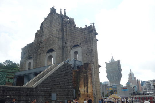 The Ruins of St. Paul, the site of St. Paul church that was considered as the greatest church in Macau