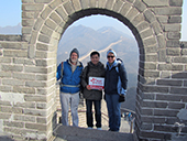 Visitors on the Great Wall
