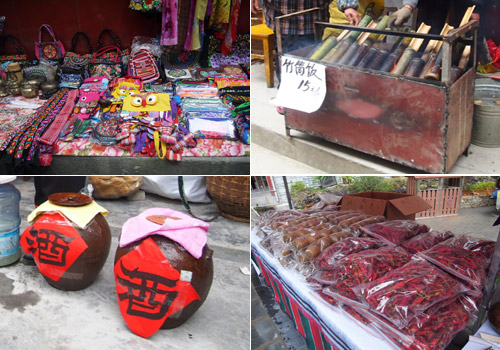 Longsheng specialties sold on the street, Longsheng