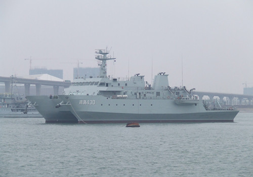 Fleet in Zhanjiang harbor Fleet in Zhanjiang harbor